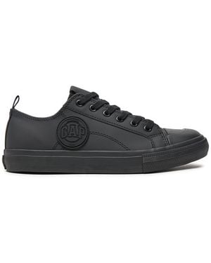Gap Sneakers Aus Stoff Houston Ii Mpu W Gal002F5Swblckgp - Schwarz