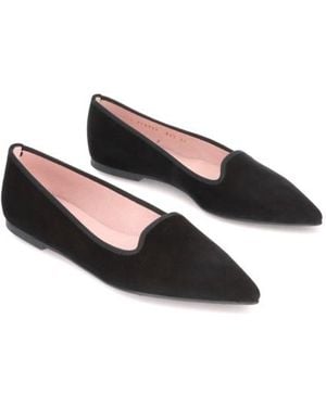 Pretty Ballerinas Chaussures En Cuir Ella - Noir