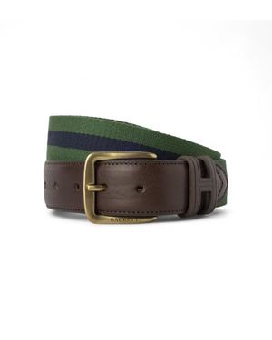 Hackett Ceinture À Rayures Vertes