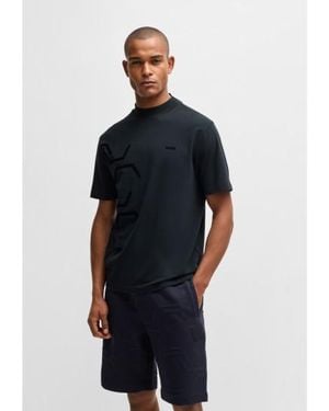 BOSS T-Shirt Tock - Bleu