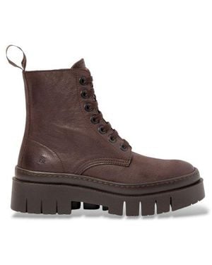 Art Bottines En Cuir 1953 Anvers Marron