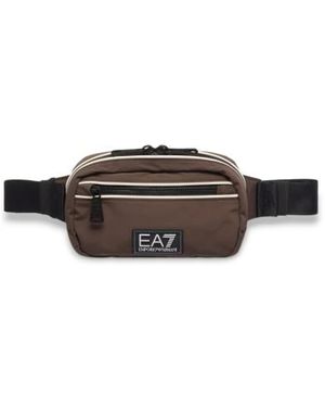 EA7 Sac À Dos À Logo - Marron