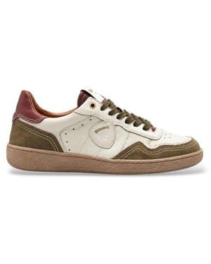 Blauer Chaussures En Cuir Murray22 - Marron