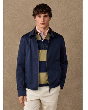Hackett Blouson Harrington Marine - Bleu