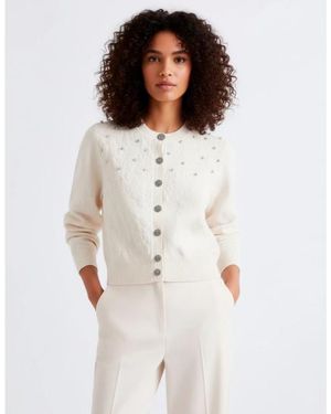 Marella Cardigan Mlladorato - Blanc