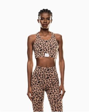 EA7 Top Train Sporty 4Ever Marron