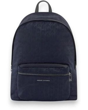 ARMANI EXCHANGE Sac À Dos Technical Marine - Bleu