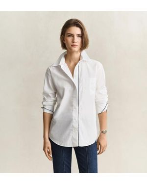GANT Chemise Avec Liserés - Blanc