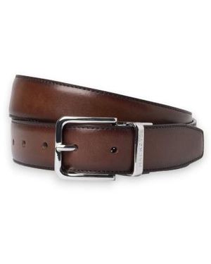 Hackett Ceinture En Cuir Vit Marron