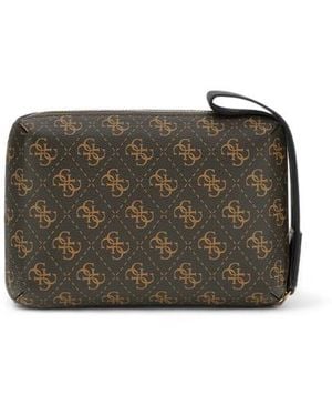 Guess Trousse De Toilette Monogrammée - Vert
