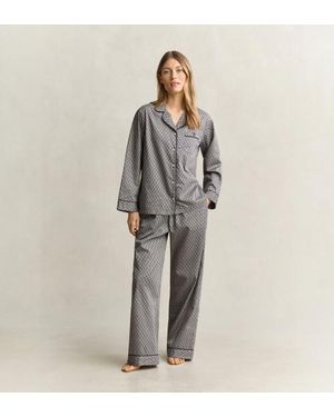 GANT Pyjama Imprimé Marin - Gris
