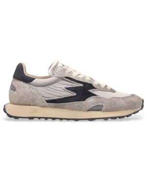 Moa Concept Baskets Hype En Cuir Gris