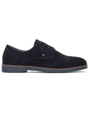 Martinelli Douglas Lace-Up Leather Blucher Shoes - Bleu