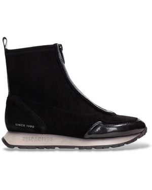 Hispanitas Bottines En Cuir Sport Kansas - Noir