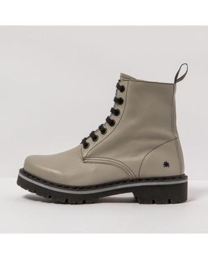 Art Bottines En Cuir - Marron