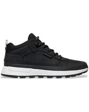 Timberland Field Trekker Chaussures En Cuir - Noir