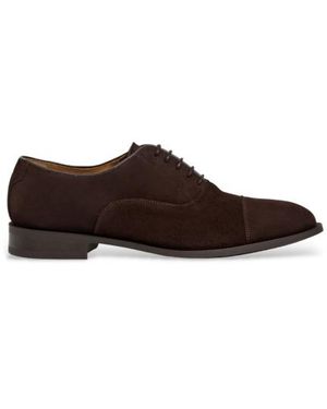 Hackett Chaussures Oxford En Cuir Woking - Marron