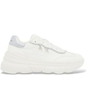 ARMANI EXCHANGE Chaussures À Semelle De Caoutchouc Épaisse Blanche