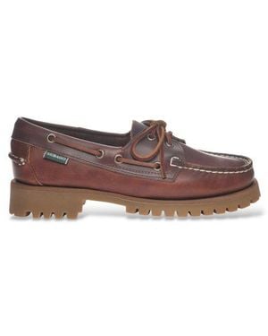 Sebago Mocassins En Cuir Ranger Waxy - Marron