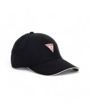 Guess Casquette Logo Triangle - Bleu