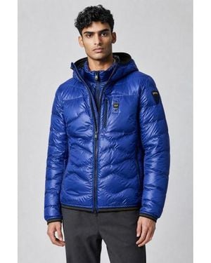 Blauer Manteau Wave - Bleu