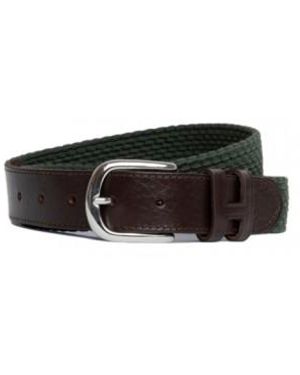 Hackett Ceinture En Cuir Parachute - Noir