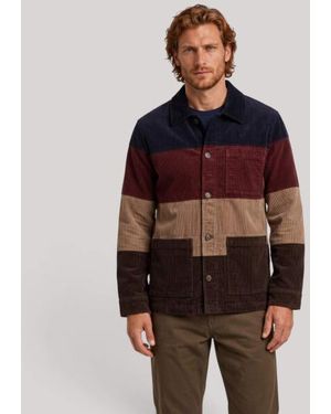 Sebago Veste Dorr Corduroy Stripes À Rayures - Rouge