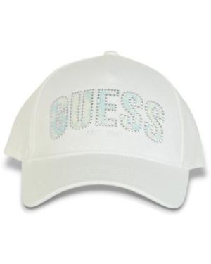 Guess Casquette De Baseball En Sergé Avec Logo Blanc