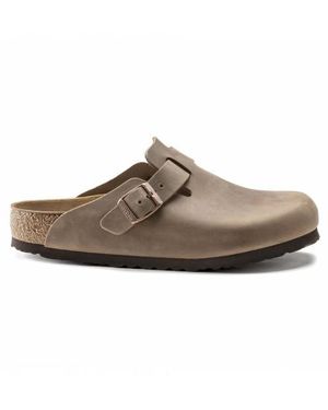 Birkenstock Sabots Boston Leo - Marron