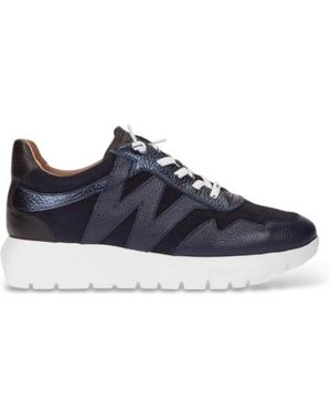 Wonders Chaussures En Cuir Odisei 110 Marine - Bleu