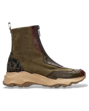 Hispanitas Bottines En Cuir Nepal Marron