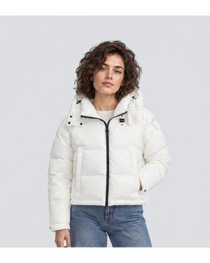 Blauer Veste Matelassée Gloria - Blanc