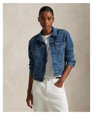 Polo Ralph Lauren Veste De Camionneur En Denim - Bleu