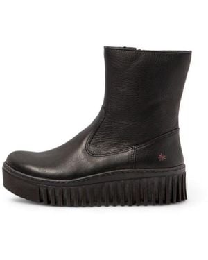 Art Bottines En Cuir 1531 Brighton Noir