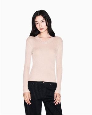 ARMANI EXCHANGE Pull Slim V - Rose