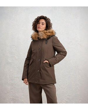 Blauer Veste Irma Marron