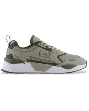 EA7 Ace Runner Nouvelles Chaussures Vertes - Gris