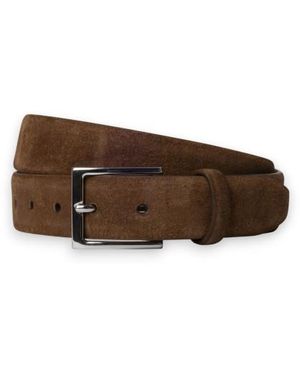 Hackett Ceinture En Cuir Edge - Marron