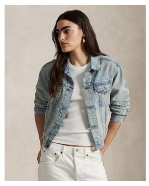 Polo Ralph Lauren Veste De Camionneur En Denim - Bleu
