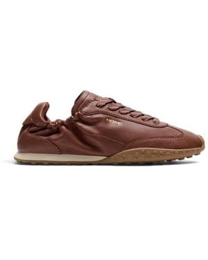 HOFF Bridge Napa Leather Sneakers - Marron