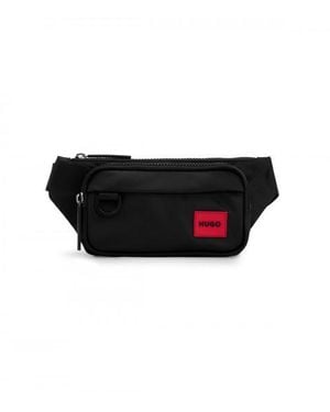HUGO Ethon Logo Bum Bag Noir