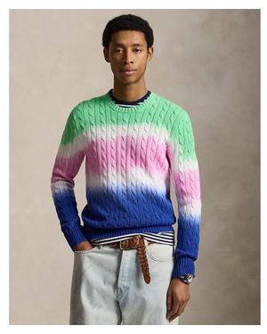 Polo Ralph Lauren Pull En Coton Teinté - Multicolore