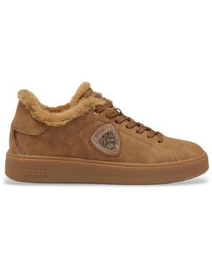 Blauer Chaussures Victory - Marron