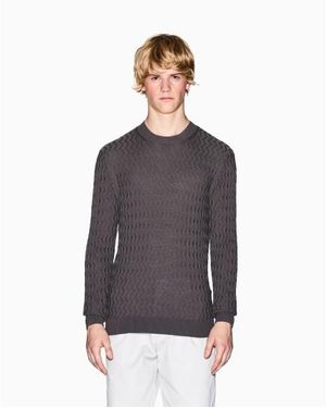 ARMANI EXCHANGE Pull Vert Foncé - Gris