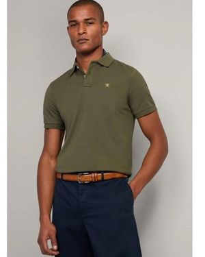 Hackett Polo Slim Vert Foncé