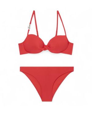 EA7 Bikini Maillot De Bain Sports Aquatiques Rouge