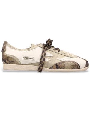 Moa Concept Pantoufles En Cuir Ikigai - Neutre