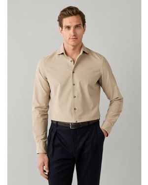 Hackett Chemise Smart Babycord - Neutre