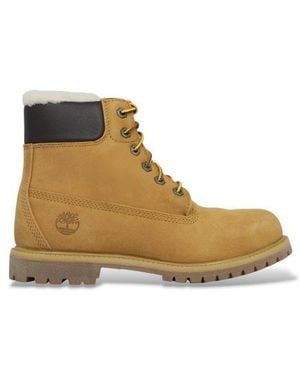 Timberland Bottes Premium 6 Inch Warm Waterproof Camel - Marron