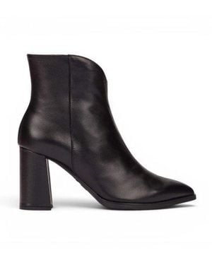 Wonders Bottes En Cuir Velvet - Noir